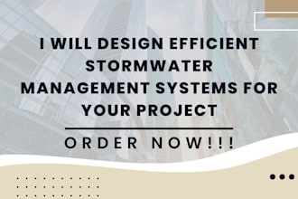 design efficient stormwater management systems for your project