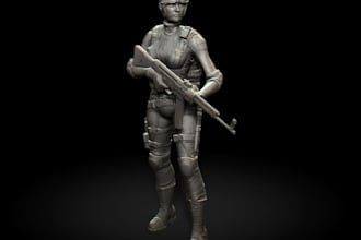 zbrush sculpt3d from photo,miniature,3dcookies cutter,starwar,resculpt for print