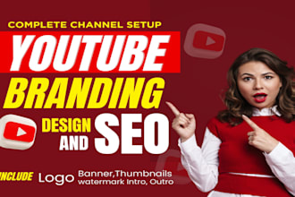 be your youtube manager with channel create and setup