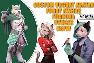 vrchat avatar 3d furry fnaf fursona vrc avatar furry oc nsfw furry vrc nsfw
