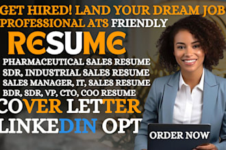 write pharmaceutical sales resume, sales manager, saas, sdr, bdr, sales resume