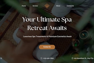 generate quality spa leads design cosmetics beauty website cosmetics accessories