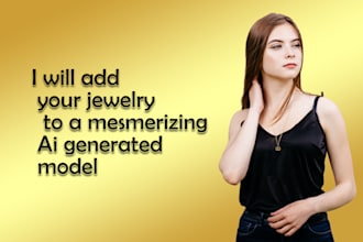 add your jewelry to a realistic ai generated model