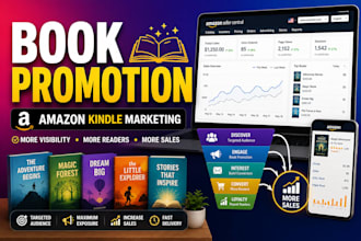 promote amazon kindle booktok ebook book sales funnel author website marketing