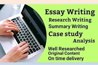 write critical analysis essays, self reflection, case study, and powerpoint