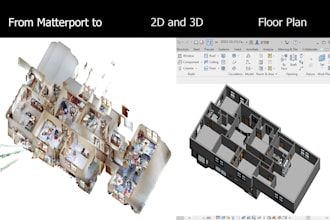 create from matterport to 3d revit model