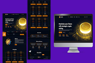 develop crypto investment website