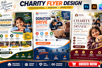design charity flyer , nonprofit event flyer, ngo flyer