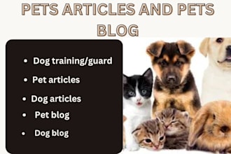 write your pet articles dog training  pet blog product reviews