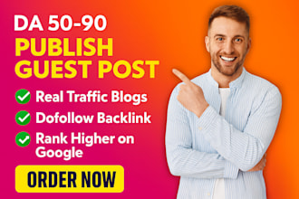 publish guest post dofollow backlink on real traffic blogs