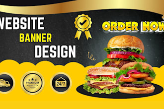 design website banner, ads, display and header design