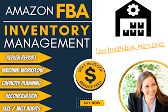 efficiently manage inventory replenishment on amazon