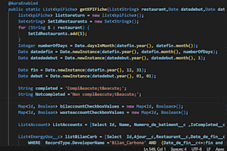 develop business logics in salesforce