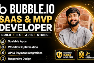 build a custom CRM dashboard or internal tool in bubble io