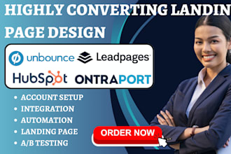 design leadsquared convertri ontraport groovepage  leadpages unbounce hubspot