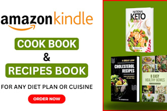 write your recipes, cookbook and ebooks
