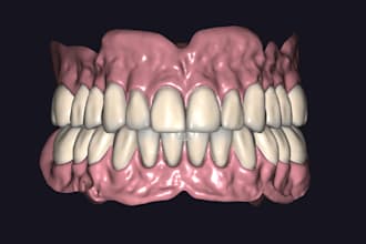 dental cad designer 3d modelling