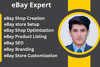 do ebay store setup, product listings, drop shipping and full customer support