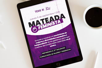 design a profesional and institucional poster for you