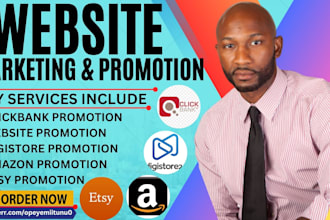 promote website link clickbank amazon esty digistore affiliate referral link