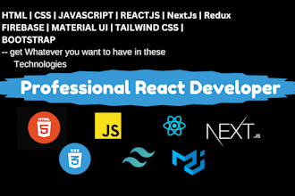 be your front end developer or convert figma to react or figma to html