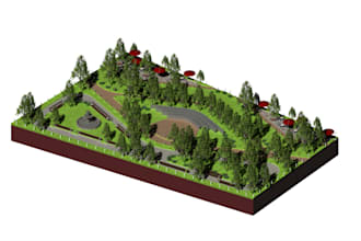 do landscape design garden rhino 3d d5 render