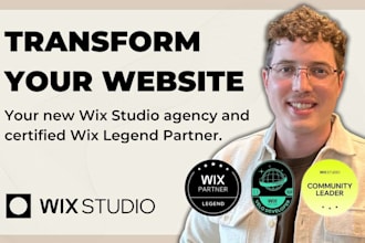 build and design you a wix studio website