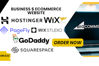 design ecommerce website on hostinger pagefly bigcommerce godaddy wix studio wix