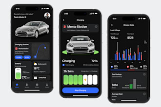 create ev charging, escooter, gps tracking and electric vehicle app