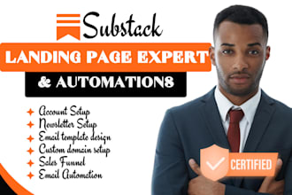 setup substack account, substack post newsletter, editable email template