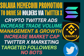 do solana memecoin promotion to drive 50m crypto holders via twitter marketing