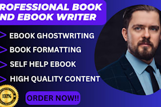 write self help non fiction book writer christian and romance ebook ghostwriter