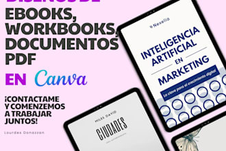 design canva pdf, ebooks, workbooks