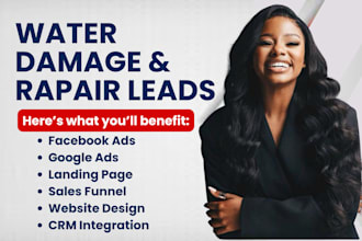 generate exclusive water damage restoration leads water damage via facebook ads