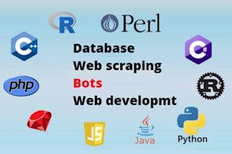 sql python java cpp web database bot programming script project developer, tuto