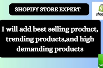 add products or handle shopify product listing and upload