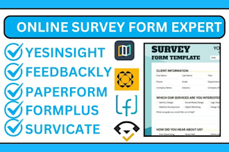 create yesinsights feedbackly formplus surveysparrow paperform opinion stage