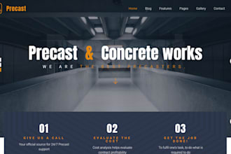 concrete, masonry, paving, landscaping, exterior construction contractor website