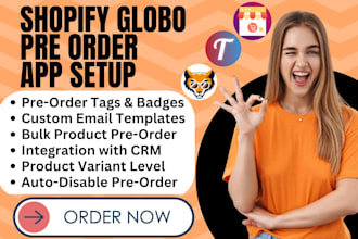 setup shopify preorder notify globo wolf pre order appikon timesact preorderly