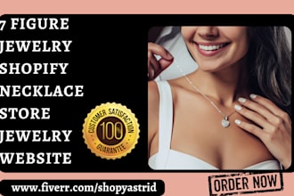 design jewelry necklace jewelry accessories jewelry shopify store website