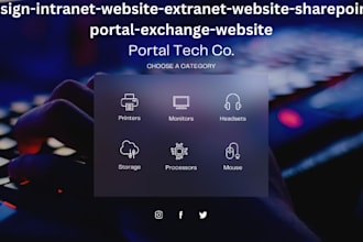 develop intranet website extranet website sharepoint portal exchange website