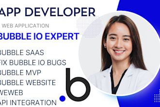 build bubble io app bubble io mvp bubble io developer bubble io expert weweb