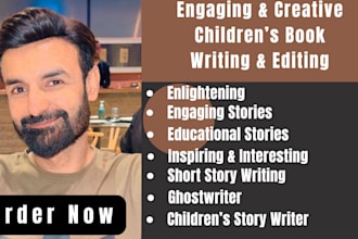 write enchanting children stories and ebooks with illustrations,
