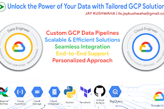 do custom gcp stream and batch data pipelines