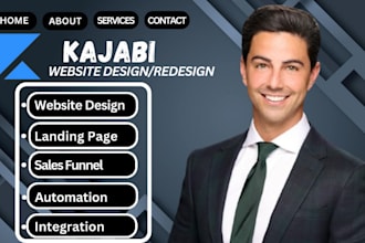 set up kajabi online course, kajabi landing page, kajabi website design, kajabi