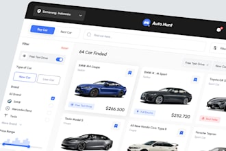 develop car auction app, car marketplace app, car dealership app, car rental app