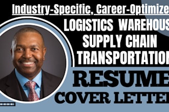 create a standout resume for logistics, supply chain, transportation jobs