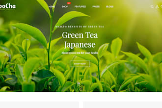 design matcha shopify store matcha coffee website   matcha dropshipping