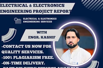 write an electrical and electronics engineering project report and proposals