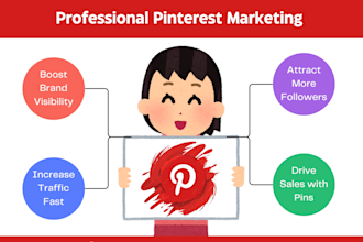 be your pinterest marketing manager, pins and boards SEO
